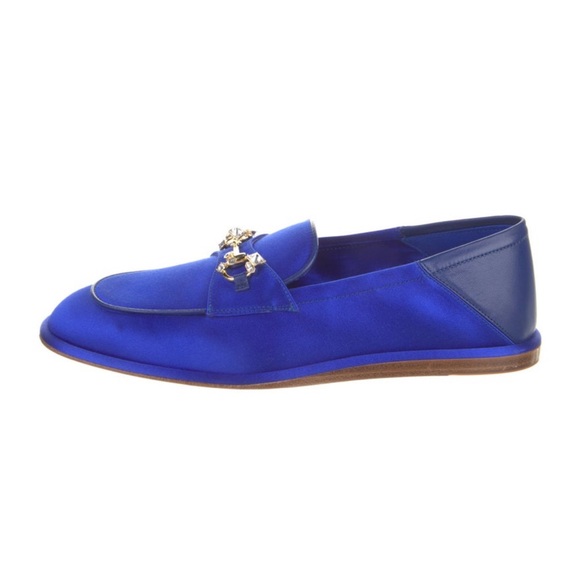 Gucci Leather and Satin Flats - Picture 1 of 5